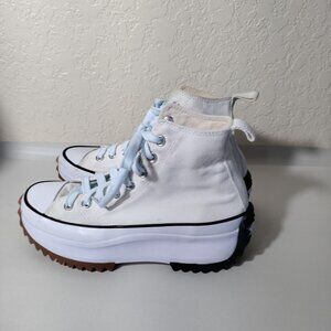 Converse White Platform Athletic Shoes